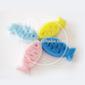 Lovely small fish shaped 4pcs sets bath sponge